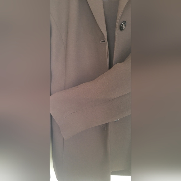 Women's Anne Klein Chocolate Brown Skirt Suit Size 6 - Picture 10 of 11